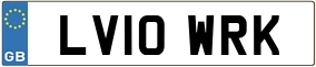 Truck License Plate